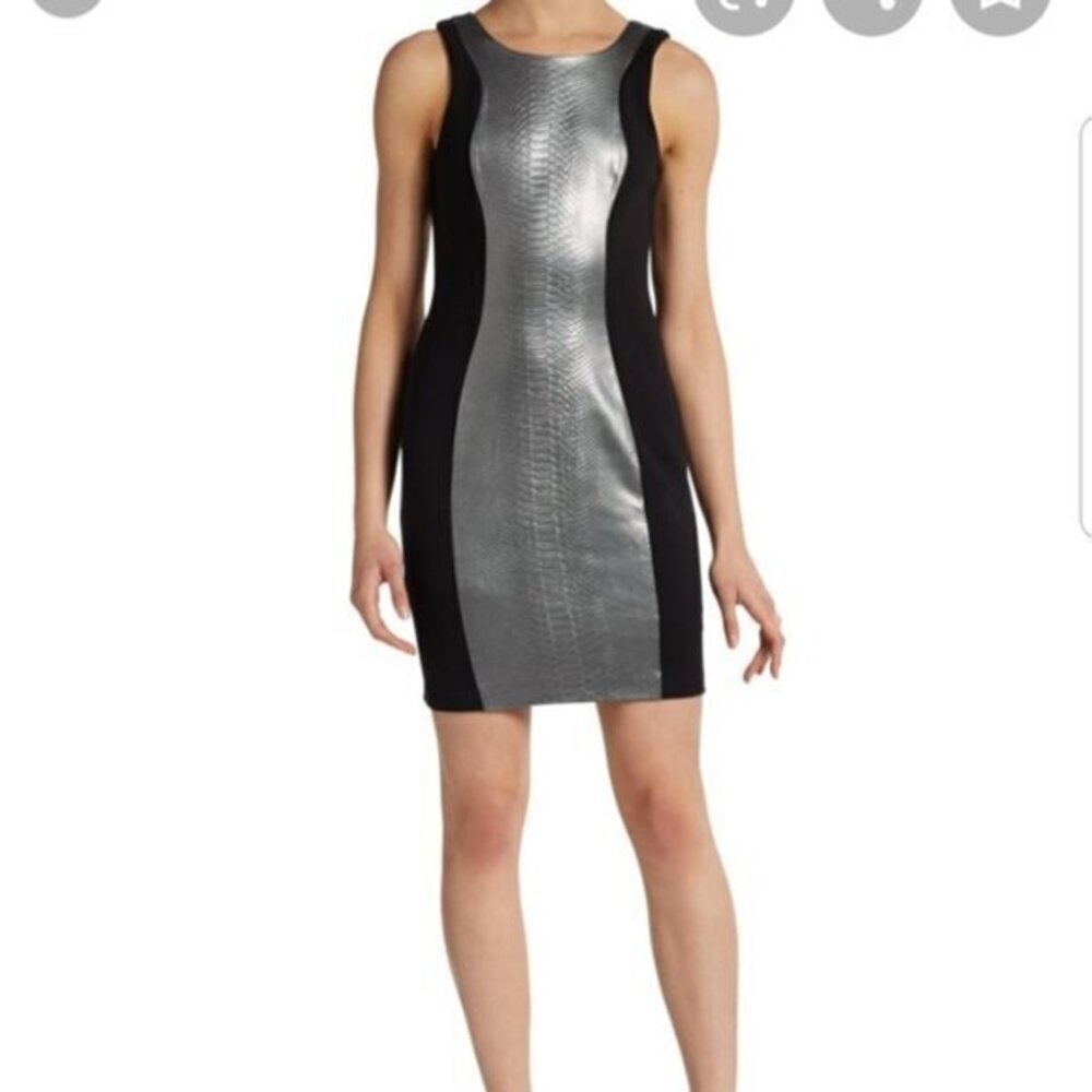 Anthropologie Bailey 44 Python Embossed Bodycon D… - image 2